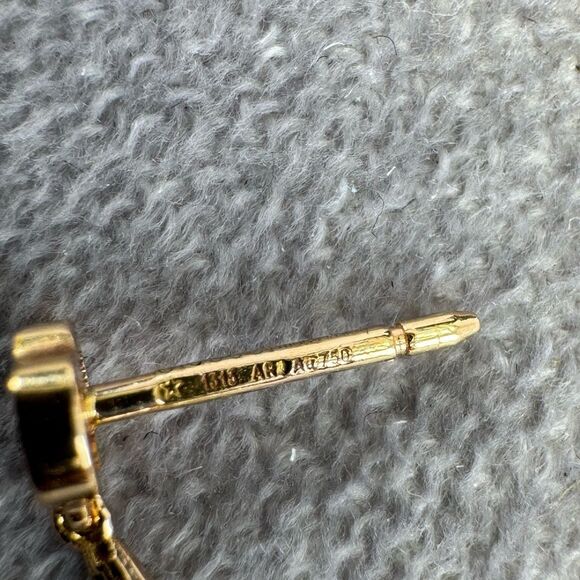 Gucci Diamantissima 18K Yellow Gold Drop Earrings - Picture 5 of 6